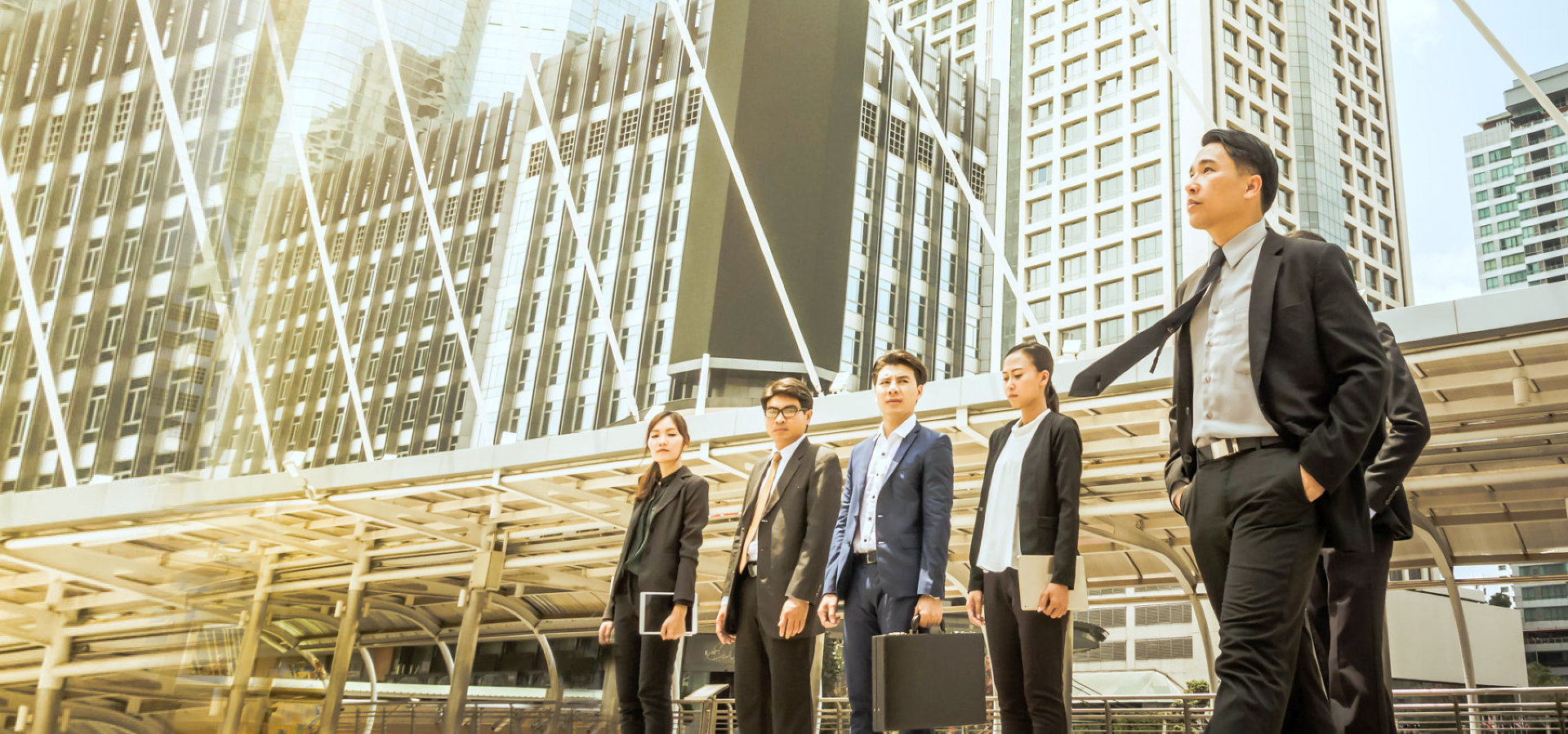 group of people standing